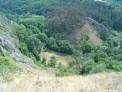 Skalní kotlina tzv. Klukovického koupaliště v Prokopském údolí