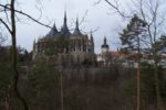 vyhlídka na chrám sv. Barbory v Kutné Hoře